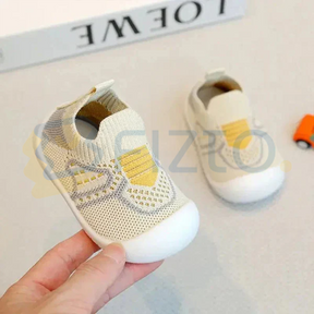 Tênis Meia Baby em Malha Respirável Knit