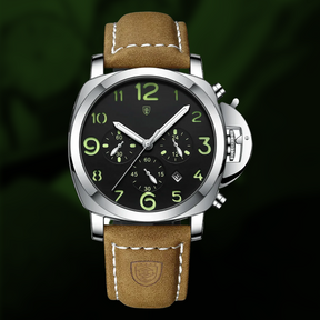 Relógio Lorvos com Pulseira de Couro