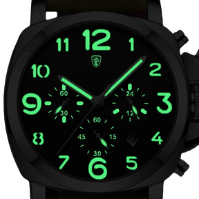 Relógio Lorvos com Pulseira de Couro