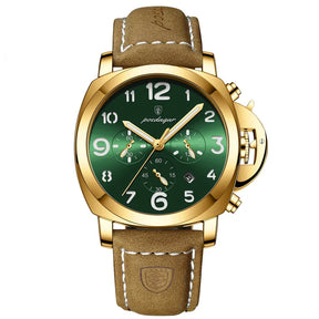 Relógio Lorvos com Pulseira de Couro