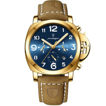 Relógio Lorvos com Pulseira de Couro